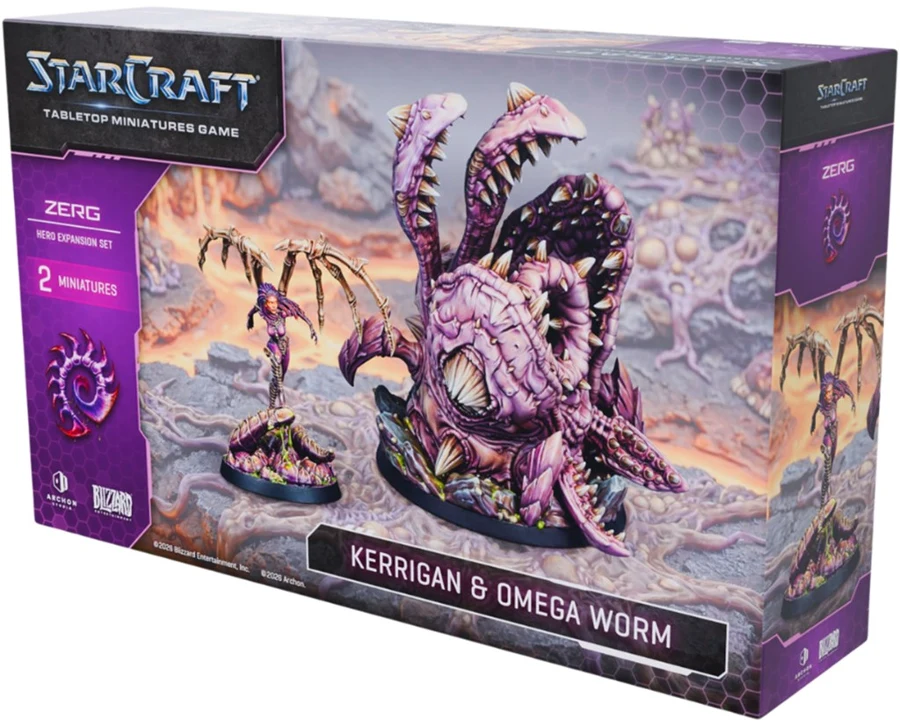 StarCraft Kerrigan and Omega Worm Zerg Hero Expansion Set