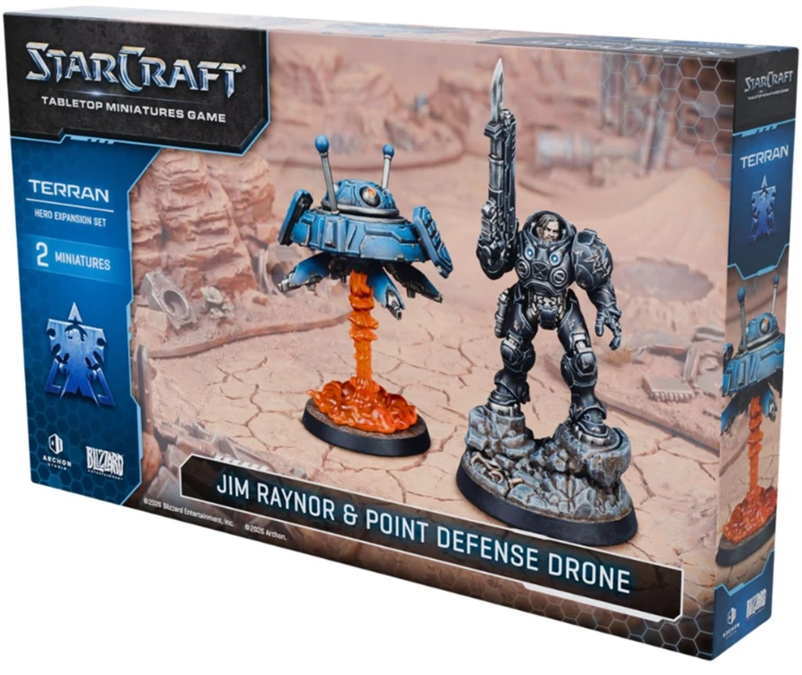 StarCraft Jim Raynor and Point Defense Drone Terran Expansion Set