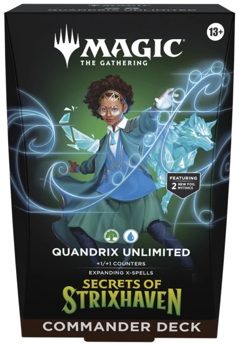 MTG Secrets of Strixhaven Commander Deck Quandrix Unlimited