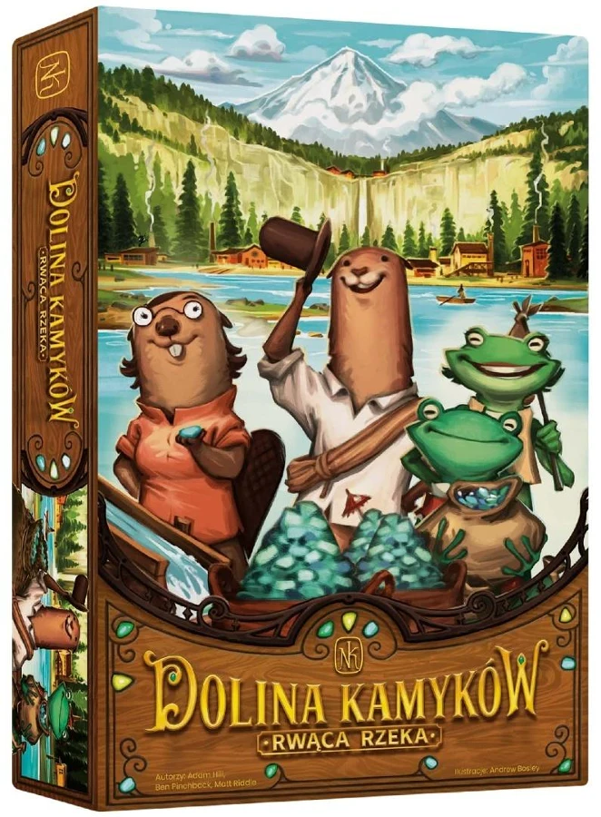 Dolina kamyków Rwąca rzeka