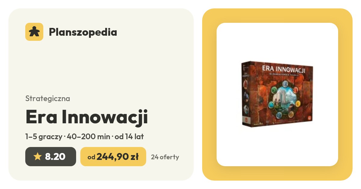 Premiera dodatku Era Innowacji Przeszłość i Przyszłość od Portal Games